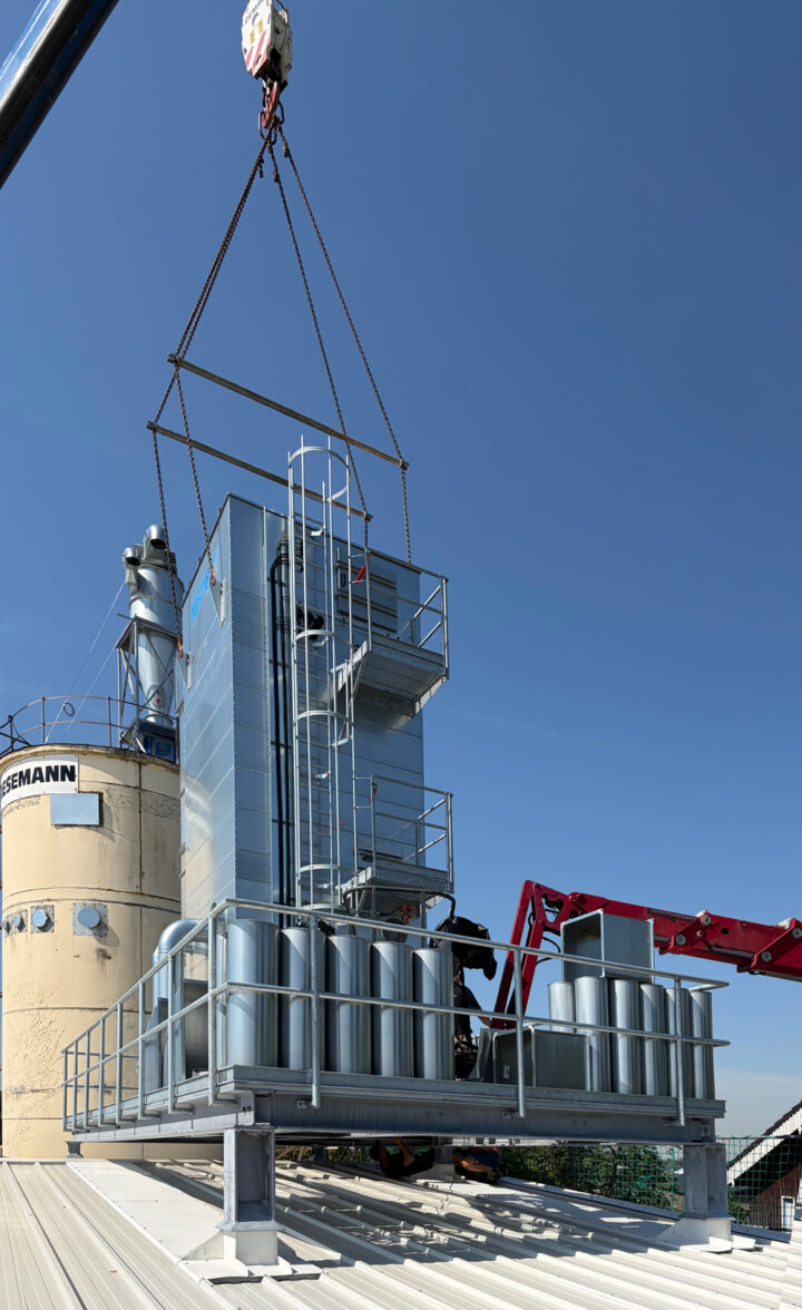 Schreinerei-Wiederaufbau - Silo